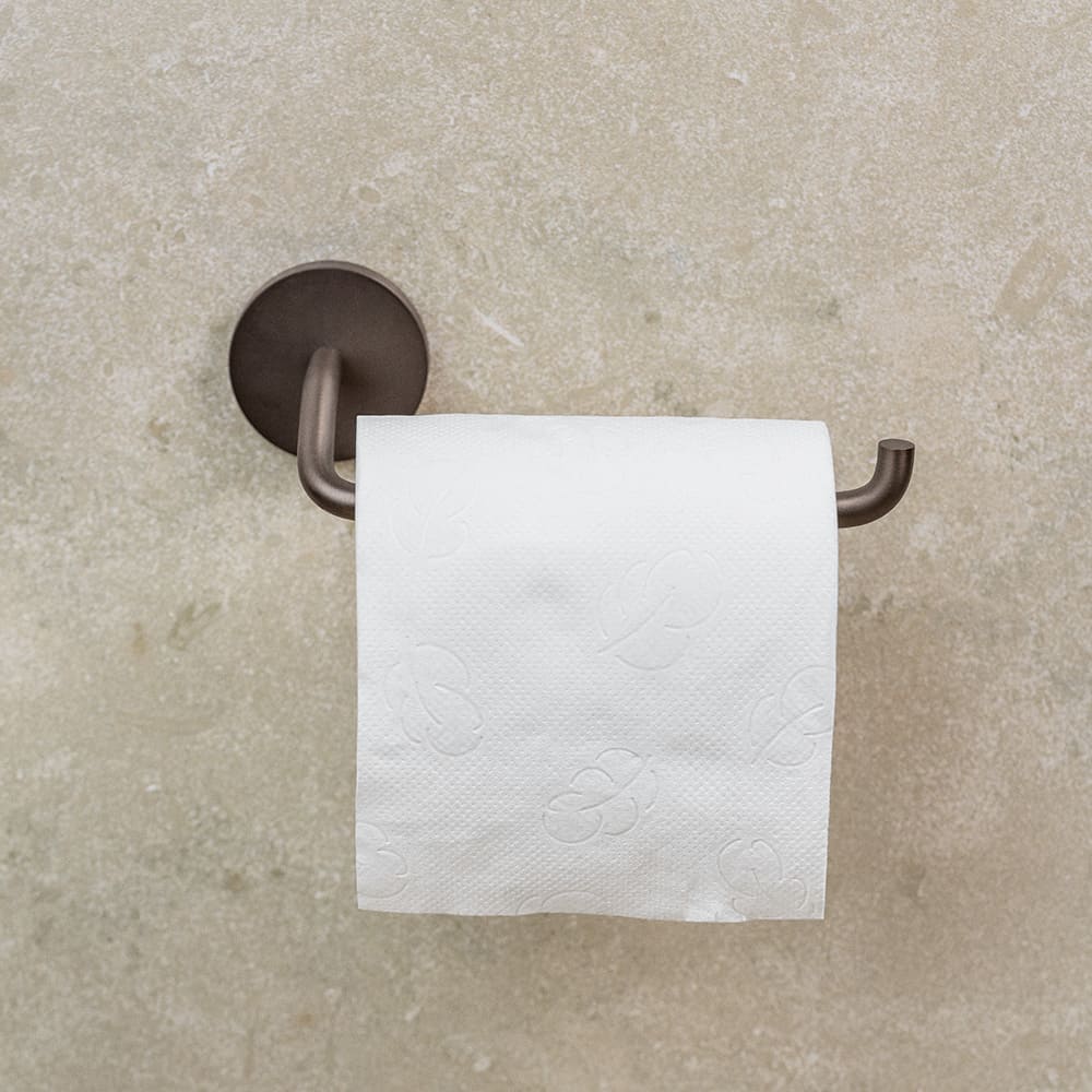 Toiletrolhouder Calm - Gebronsd Messing