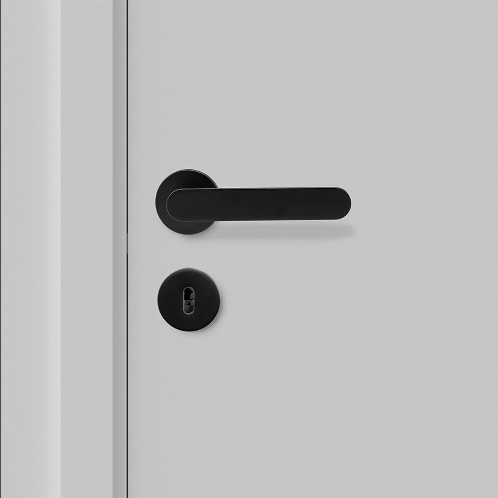 Deurklink Vibe Plain - Mat Zwart