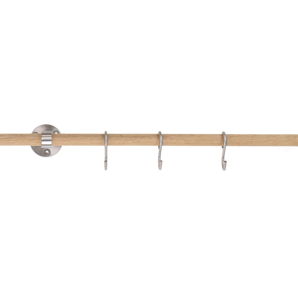 Verlengstuk Aveny - 600mm - Eik/Geborsteld RVS