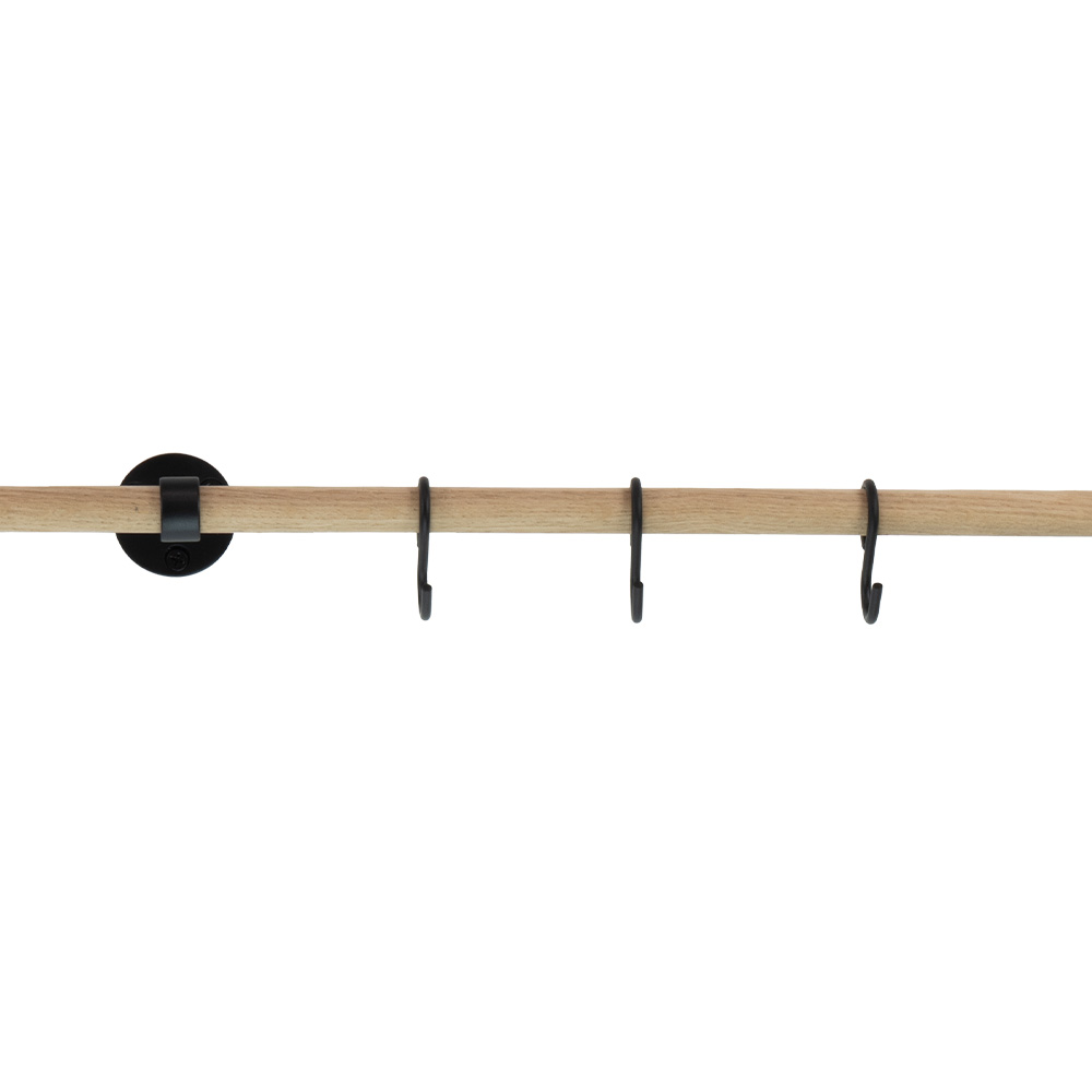 Verlengstuk Aveny - 600mm - Eiken/Mat Zwart