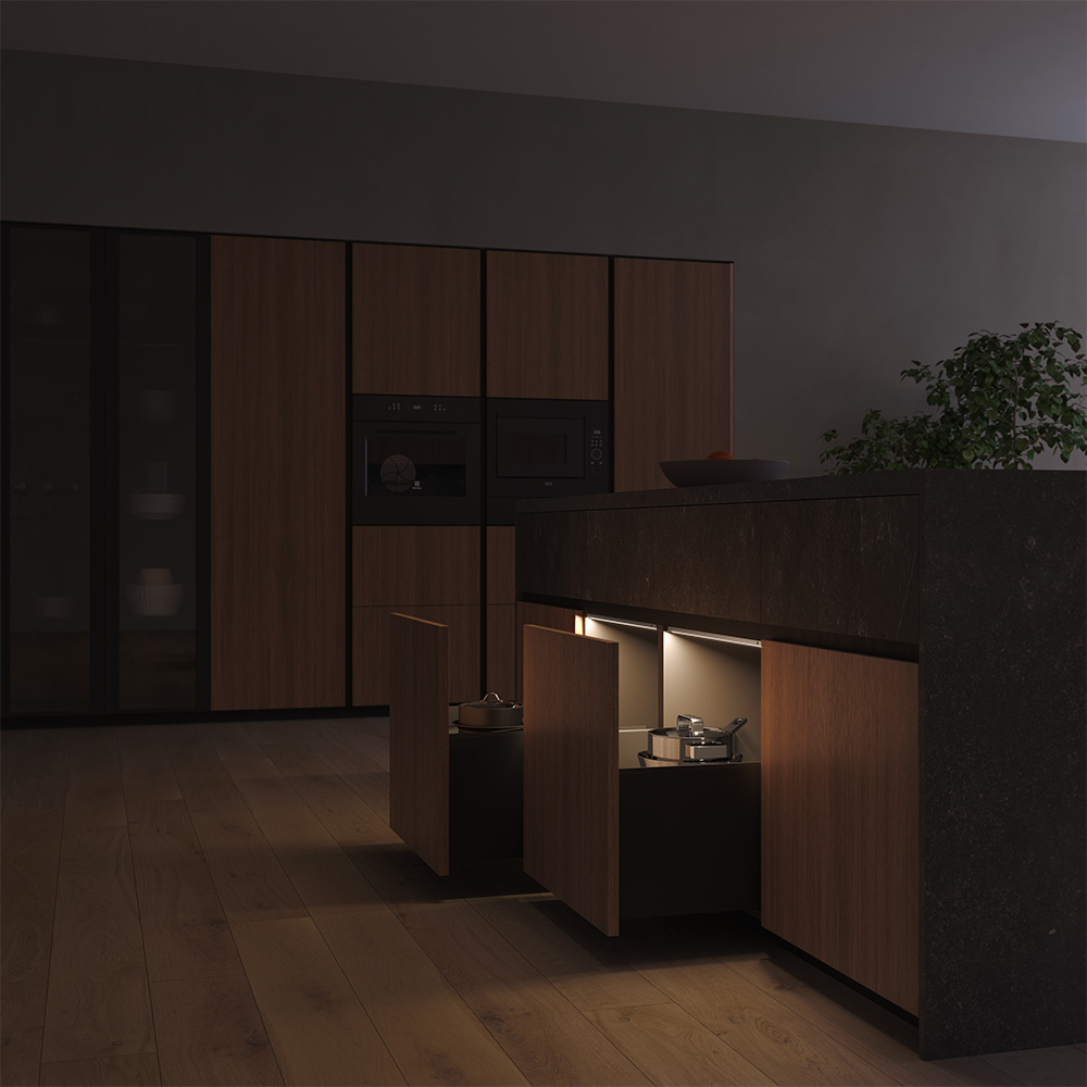 Ladeverlichting Tendy SF UHE IR 24V 2700K - Zwart