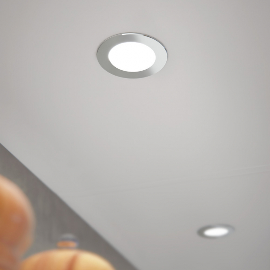 LED-Spot Atom - RVS look