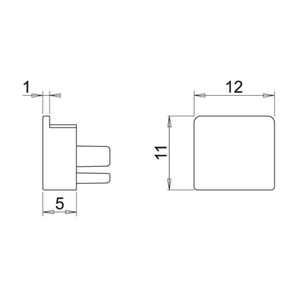 Montageclips Nexus opbouw 3-pack