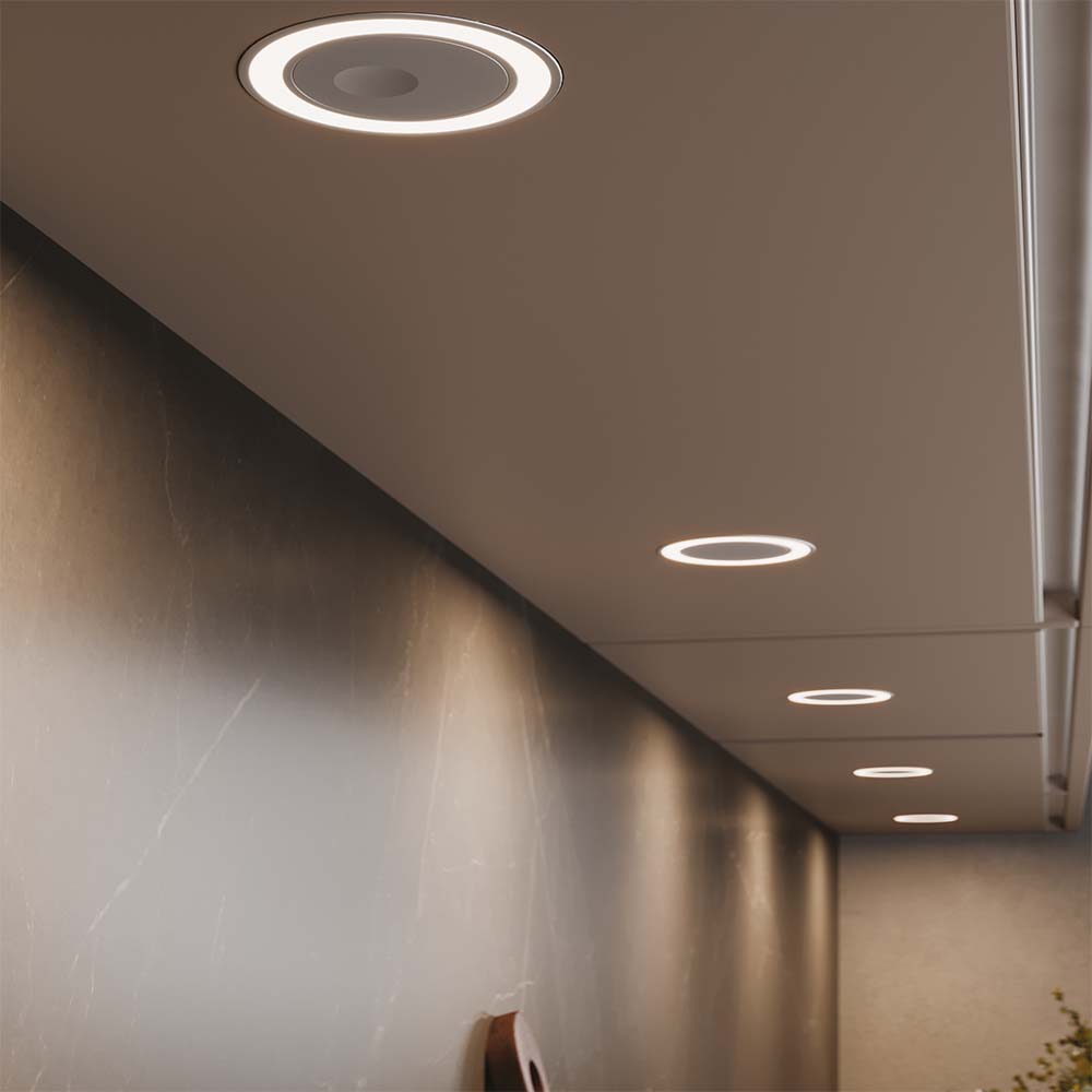 LED-Spot Holl DM met deksel - Mat Zwart