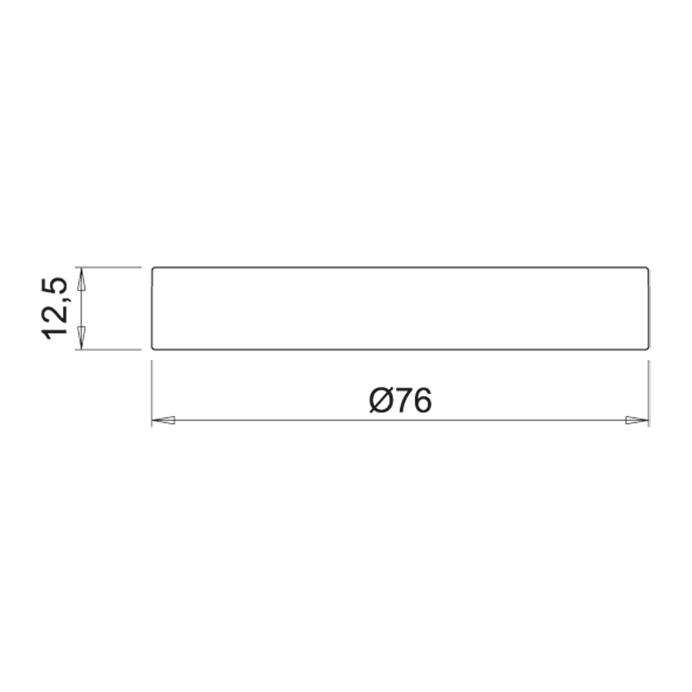 LED-Spot Holl TDM DM - Opbouw - RVS