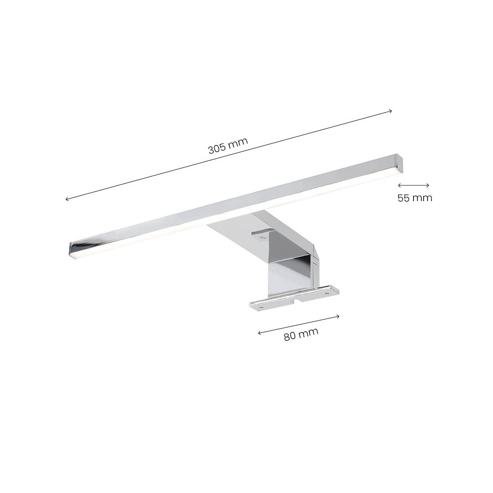 LED-Armatuur Jot - Chroom