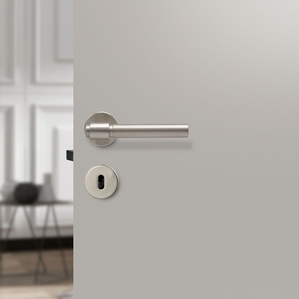 Deurklink Helix 200 Blank - RVS Afwerking
