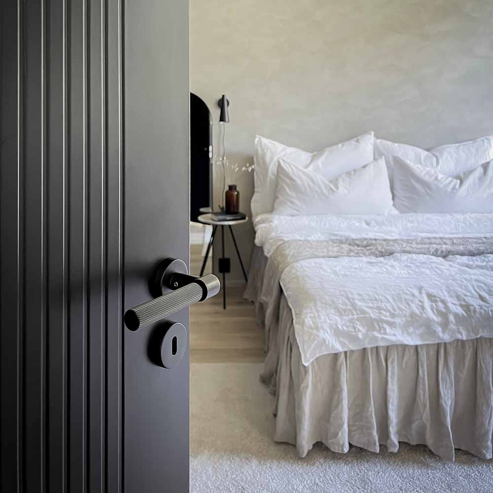 Deurklink Helix 200 Stripe - Zwart