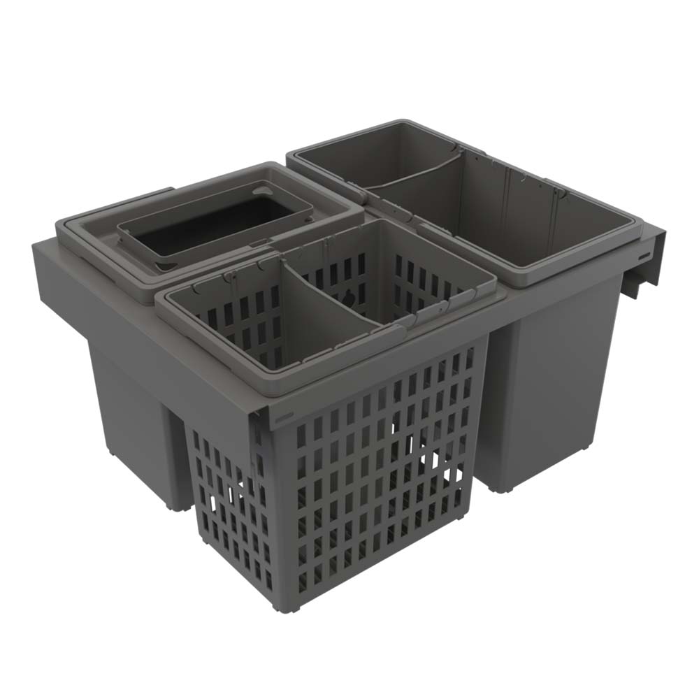Inbouw Afvalemmer - Trend Highside Eco - Donkergrijs