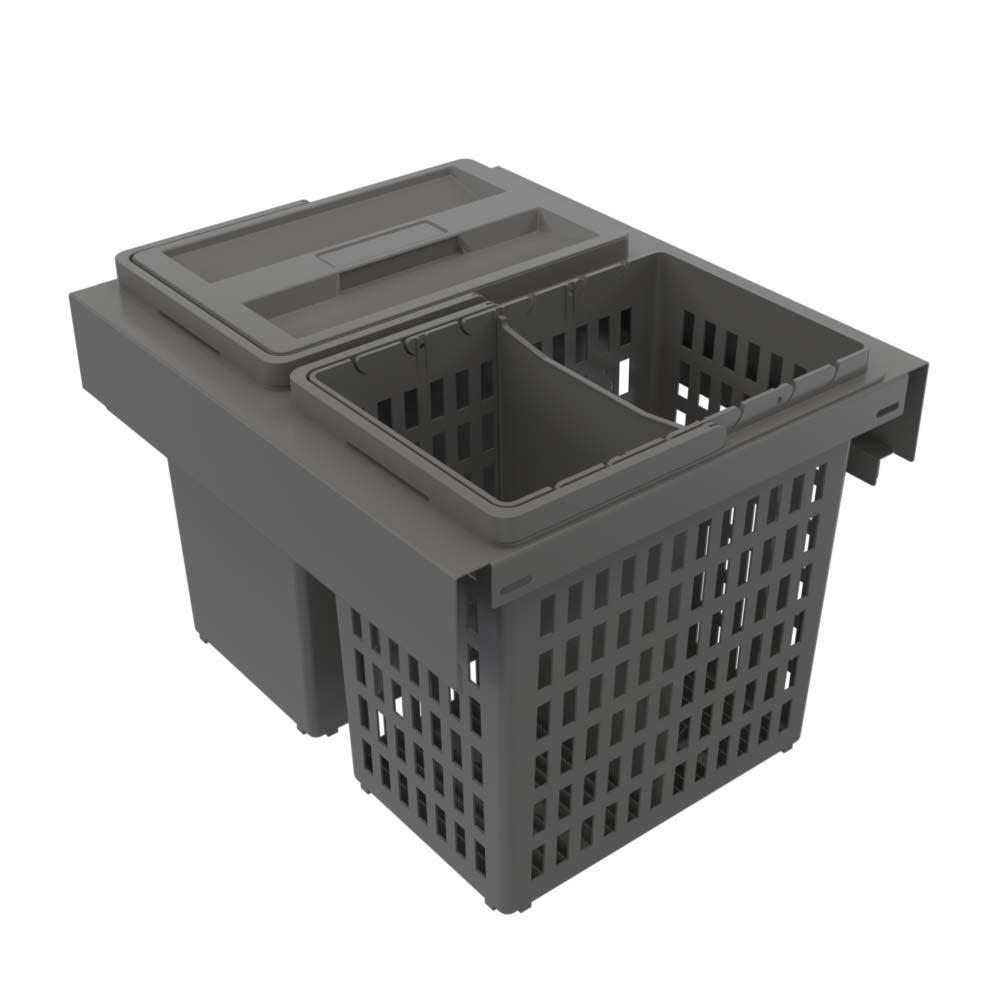 Inbouw Afvalemmer - Trend Highside Eco - Donkergrijs