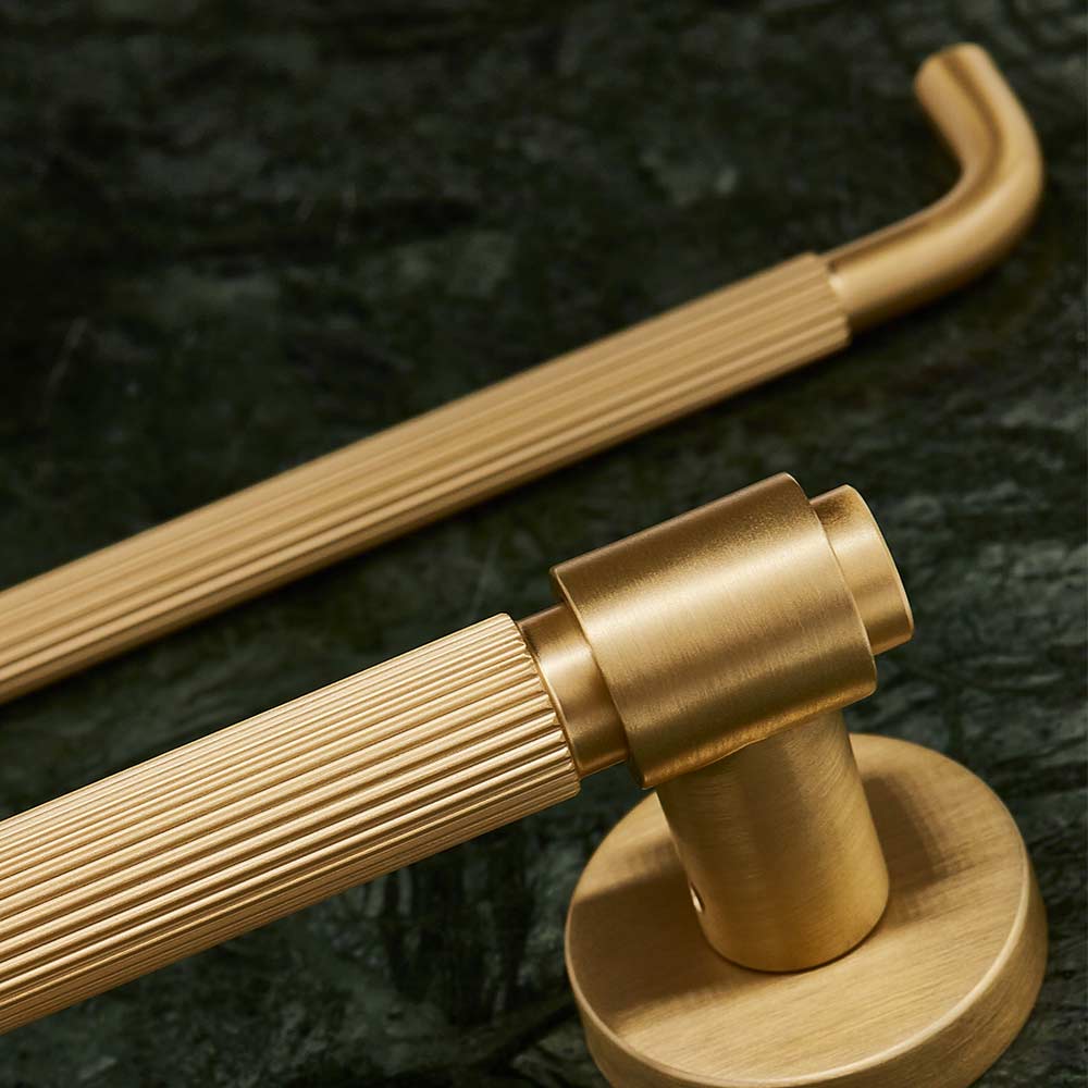 Handgreep Helix Stripe - Messing