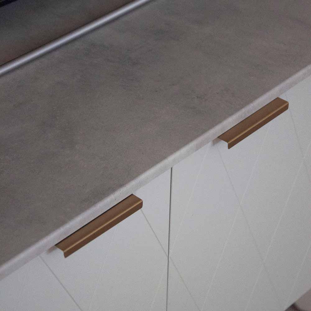Greeplijsten Way - Geborsteld Messing