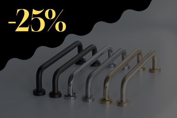 Håndtak 1353 ubehandlet messing