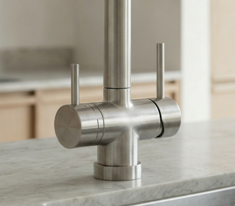 Keukenmengkraan met vaatwasserafsluiting