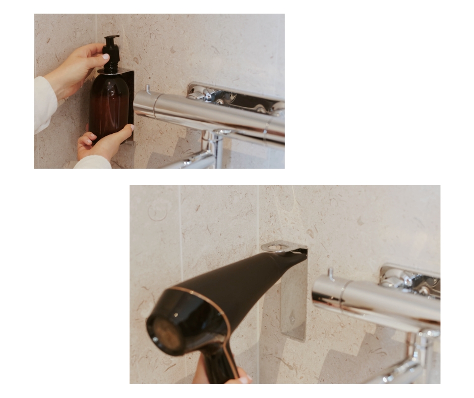 Stap 1 – Verwarm de tape met een föhn