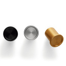 Haak Round - Geborsteld Zwart