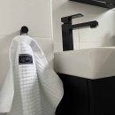 Haak Round - Geborsteld Zwart