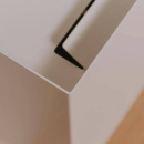 Wandgemonteerd Afvalbak Hold - 9L - Wit