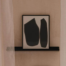 Wandplank Hold - Zwart