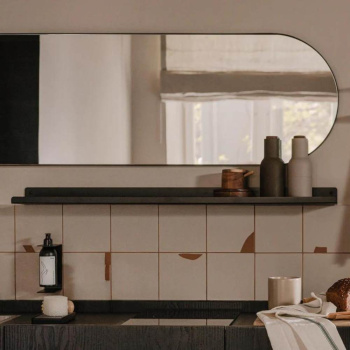 Wandplank Hold - Zwart