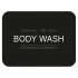 Zelfklevend Etiket - Body Wash - Matzwart