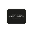 Zelfklevend Etiket - Hand Lotion - Matzwart