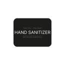 Zelfklevend Etiket - Hand Sanitizer - Matzwart