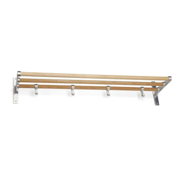 Hoedenplank Elegant - Eiken/Aluminium