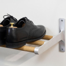 Hoedenplank Elegant - Eiken/Aluminium