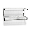 Hoedenplank 7000 - Wit/Nikkel