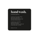 Zelfklevend Etiket Premium - Hand Wash - Matzwart