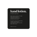 Zelfklevend Etiket Premium - Hand Lotion - Matzwart