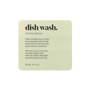 Zelfklevend Etiket Premium - Dish Wash - Beige
