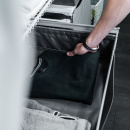 Textielmand Hoog - Donkergrijs