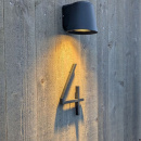 Huisnummer Contemporary - 4 - Zwart