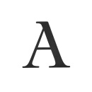 Huisletter Century - Zwart