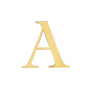 Huisletter Century - Messing