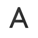 Huisletter Home - Zwart