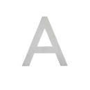 Huisletter Home - Roestvrij Staal