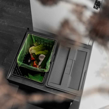 Inbouw Afvalemmer - Select Base Eco - Donkergrijs
