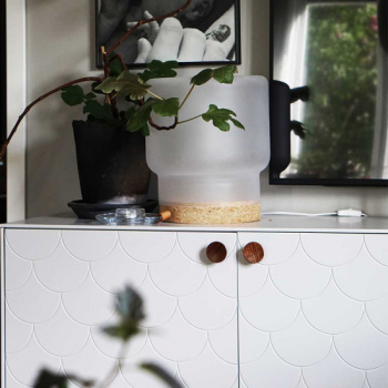 Knop Olympia - Walnoot