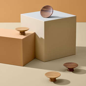 Knop Olympia - Walnoot