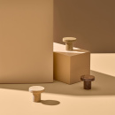 Knop Circum - 33mm - Onbehandeld Eiken