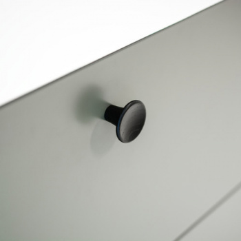 Knop Tuba - Zwart
