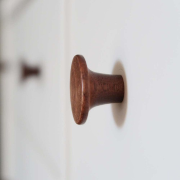 Knop Tuba - Walnoot