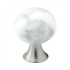 Knop Bead Straight - Carrara Marmer Knop Bead Straight - Carrara Marmer