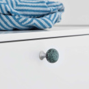 Knop Bead Straight - Carrara Marmer Groen