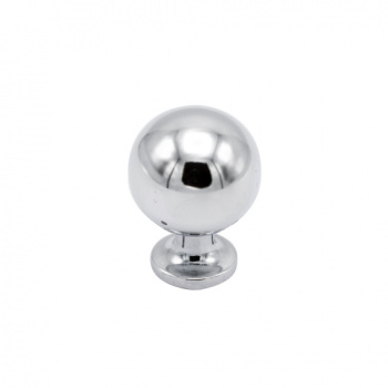 Knop Lily - Chroom
