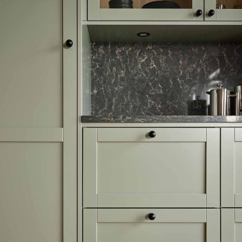 Knop Lily - Zwart