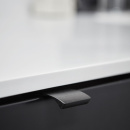 Greeplijsten Edge Straight - 40mm - Geborsteld Zwart